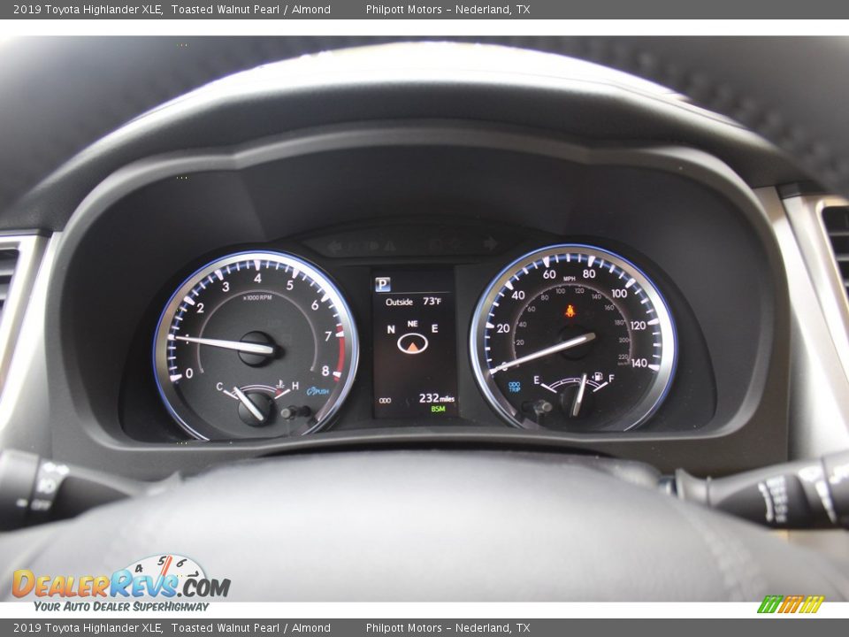 2019 Toyota Highlander XLE Gauges Photo #14