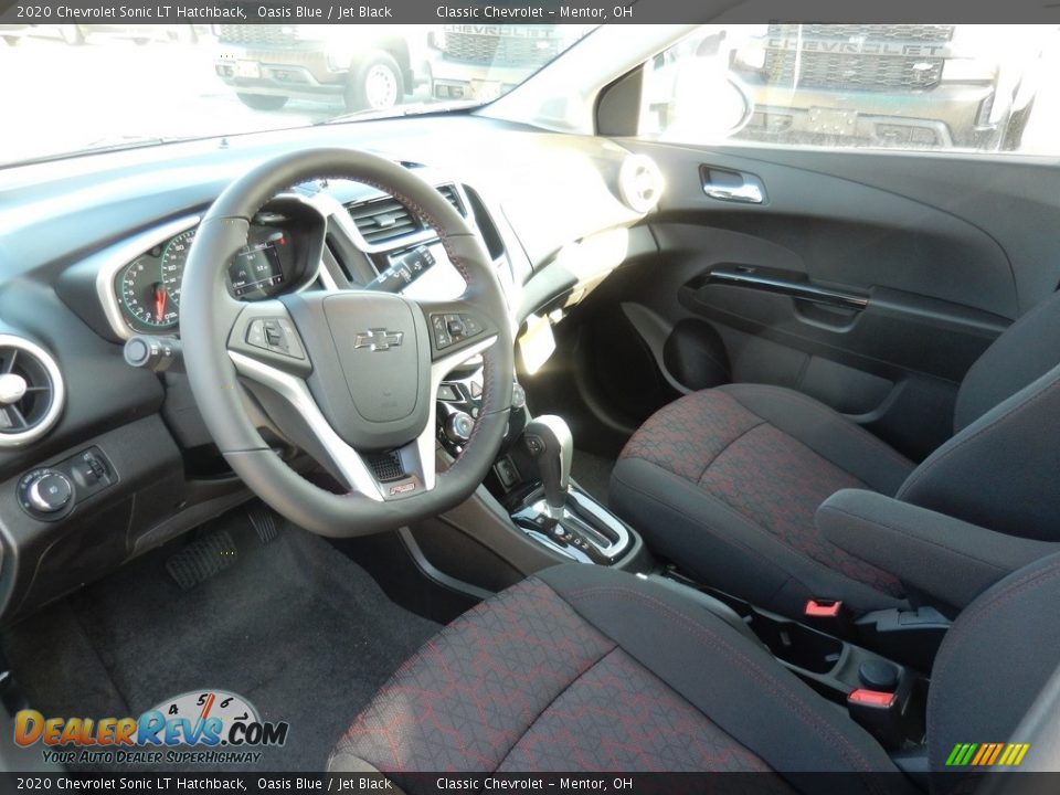 2020 Chevrolet Sonic LT Hatchback Oasis Blue / Jet Black Photo #6