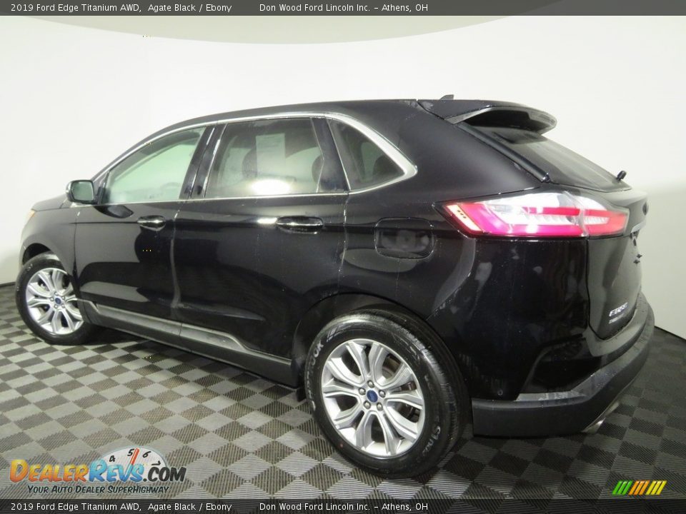 2019 Ford Edge Titanium AWD Agate Black / Ebony Photo #9