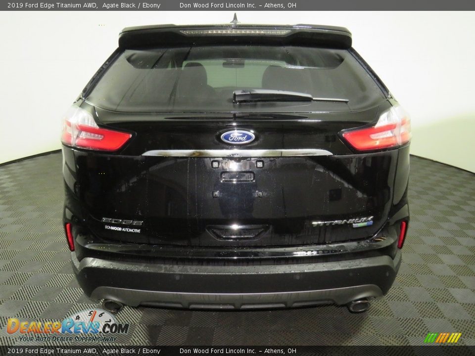 2019 Ford Edge Titanium AWD Agate Black / Ebony Photo #11
