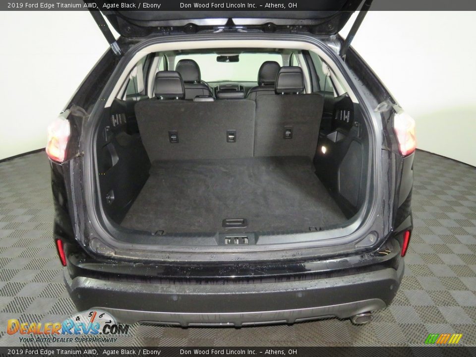 2019 Ford Edge Titanium AWD Agate Black / Ebony Photo #12