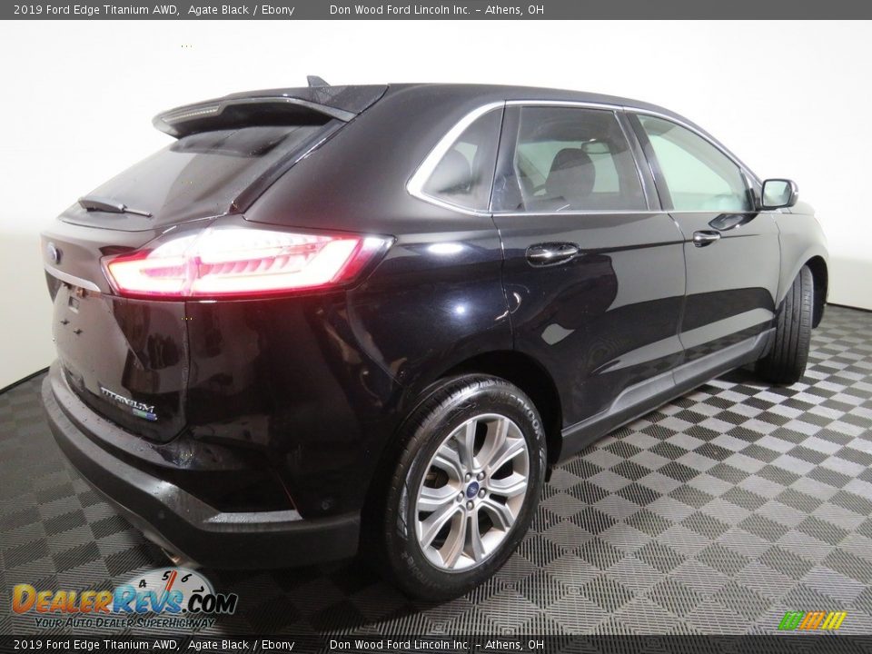2019 Ford Edge Titanium AWD Agate Black / Ebony Photo #15