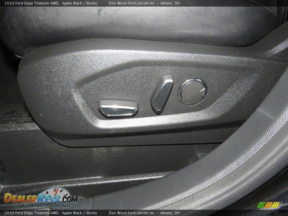 2019 Ford Edge Titanium AWD Agate Black / Ebony Photo #18