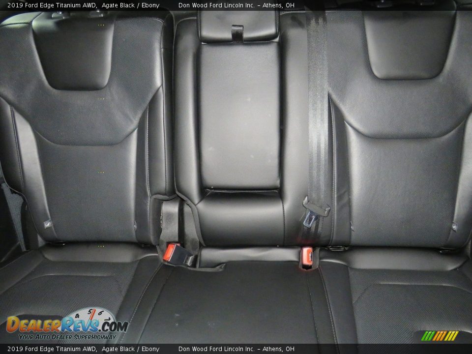2019 Ford Edge Titanium AWD Agate Black / Ebony Photo #20
