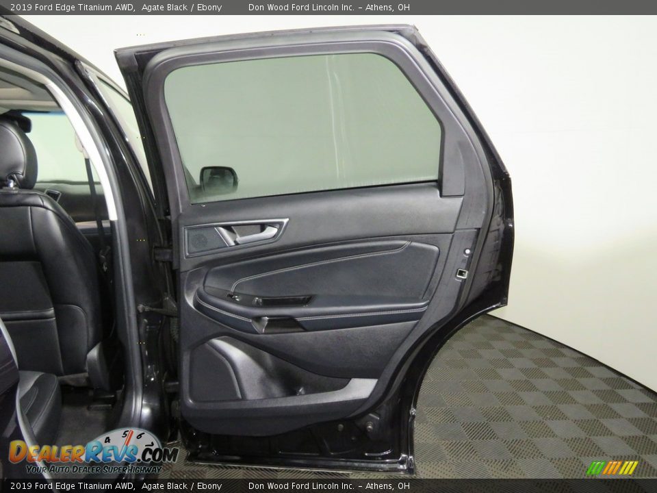 2019 Ford Edge Titanium AWD Agate Black / Ebony Photo #23