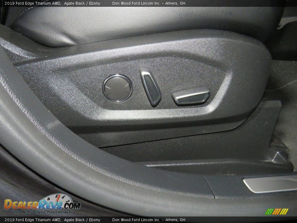 2019 Ford Edge Titanium AWD Agate Black / Ebony Photo #26