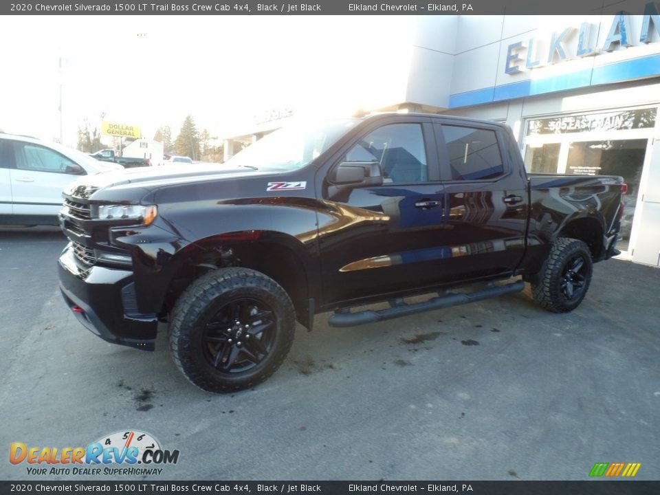 2020 Chevrolet Silverado 1500 LT Trail Boss Crew Cab 4x4 Black / Jet Black Photo #1