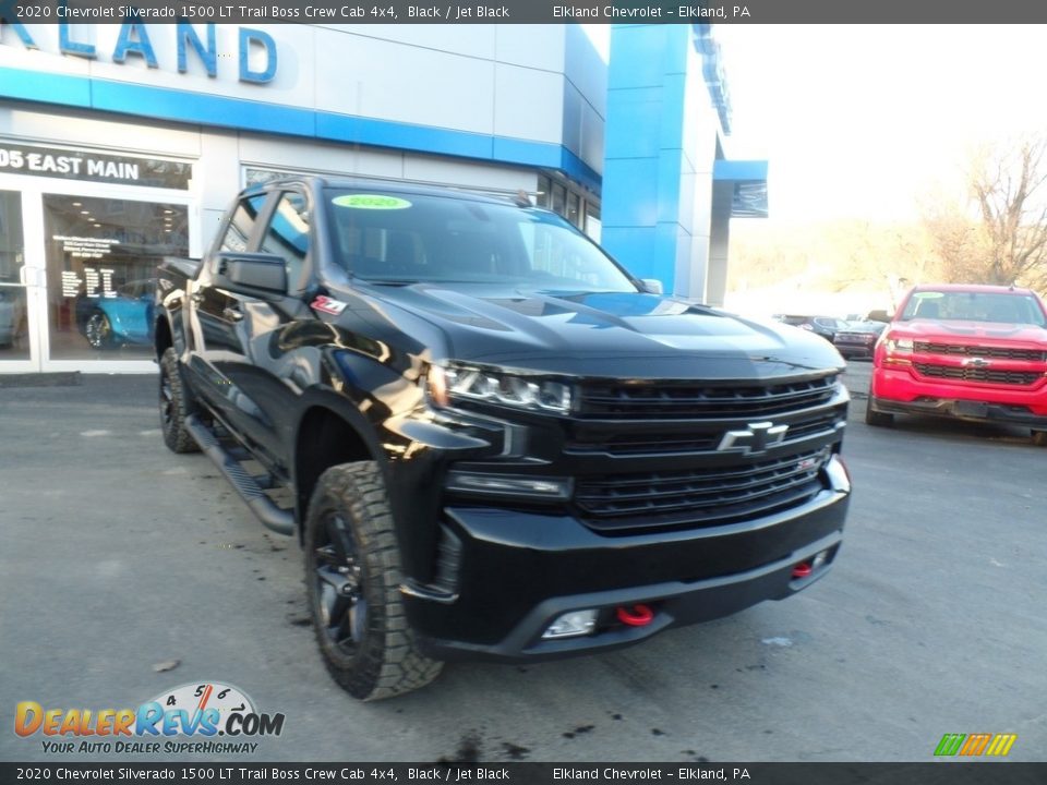 2020 Chevrolet Silverado 1500 LT Trail Boss Crew Cab 4x4 Black / Jet Black Photo #4