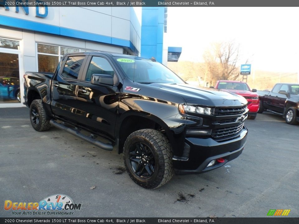 2020 Chevrolet Silverado 1500 LT Trail Boss Crew Cab 4x4 Black / Jet Black Photo #5