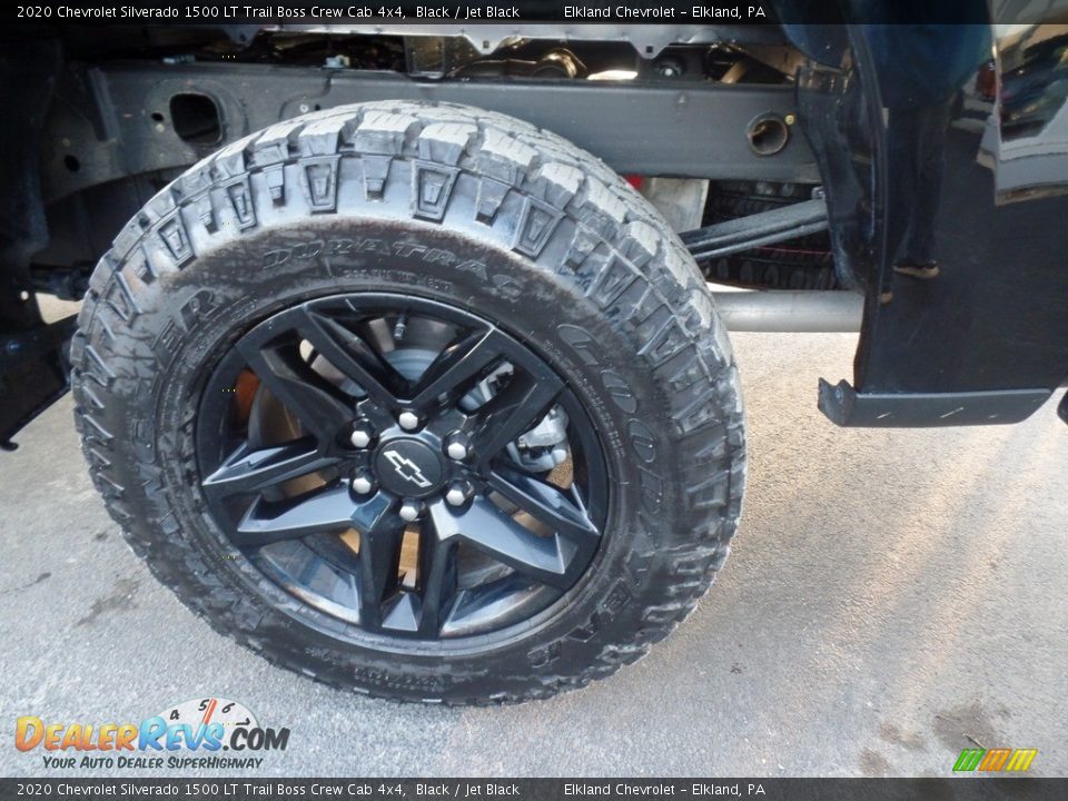 2020 Chevrolet Silverado 1500 LT Trail Boss Crew Cab 4x4 Black / Jet Black Photo #11