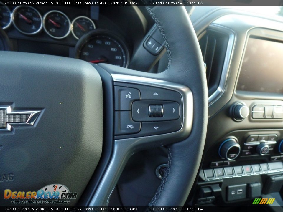 2020 Chevrolet Silverado 1500 LT Trail Boss Crew Cab 4x4 Black / Jet Black Photo #22