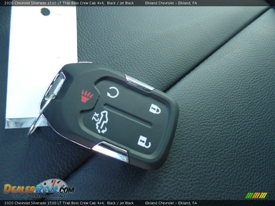 2020 Chevrolet Silverado 1500 LT Trail Boss Crew Cab 4x4 Black / Jet Black Photo #25