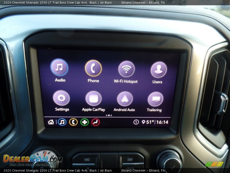 2020 Chevrolet Silverado 1500 LT Trail Boss Crew Cab 4x4 Black / Jet Black Photo #28