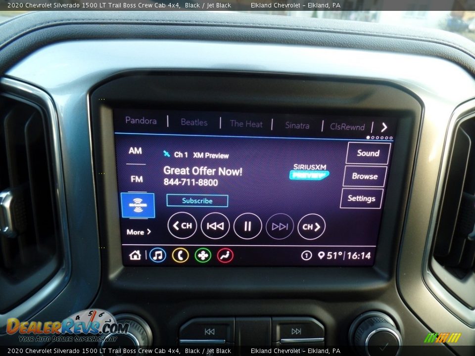 2020 Chevrolet Silverado 1500 LT Trail Boss Crew Cab 4x4 Black / Jet Black Photo #29