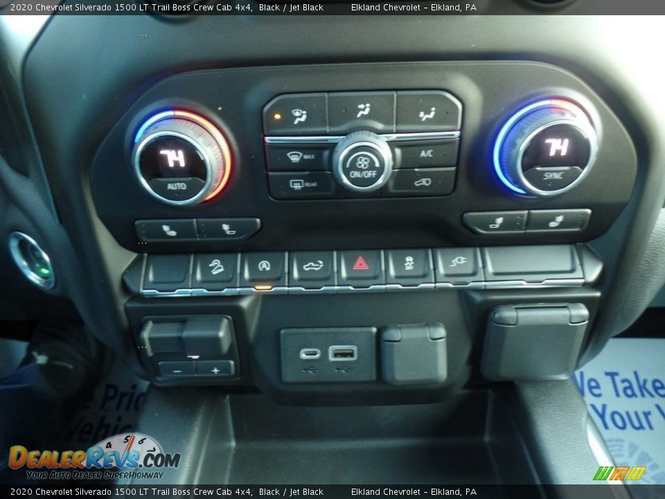 2020 Chevrolet Silverado 1500 LT Trail Boss Crew Cab 4x4 Black / Jet Black Photo #31
