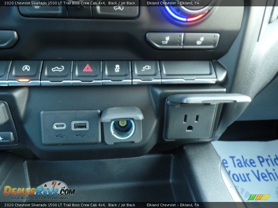 2020 Chevrolet Silverado 1500 LT Trail Boss Crew Cab 4x4 Black / Jet Black Photo #33
