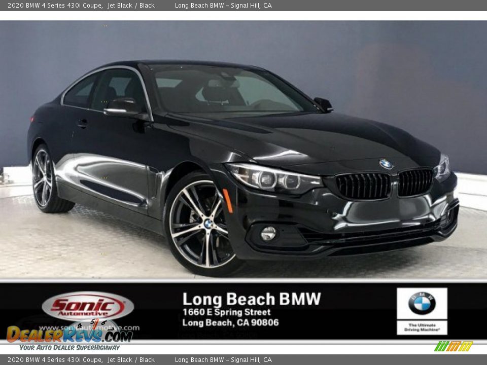 2020 BMW 4 Series 430i Coupe Jet Black / Black Photo #1