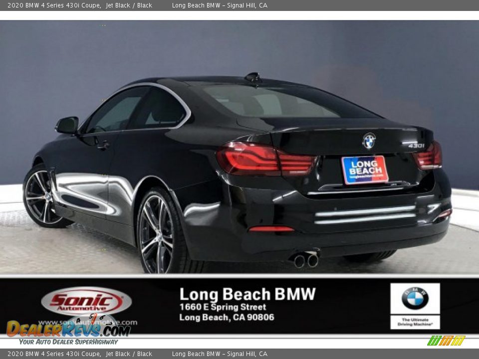 2020 BMW 4 Series 430i Coupe Jet Black / Black Photo #2