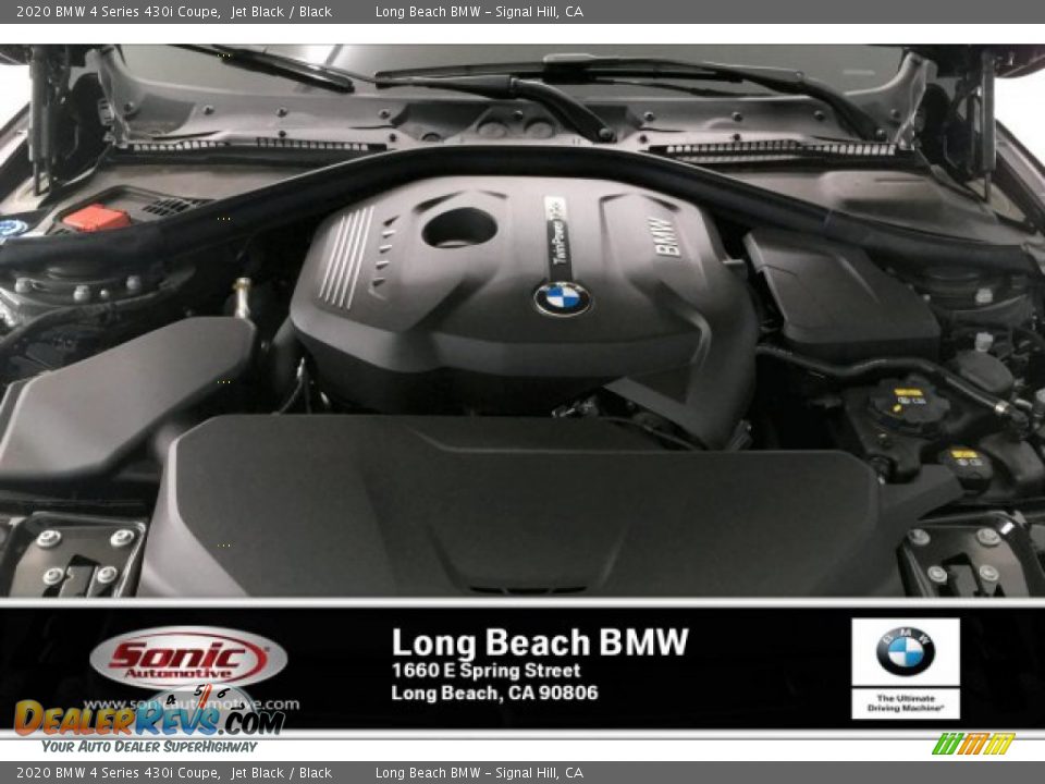 2020 BMW 4 Series 430i Coupe Jet Black / Black Photo #8