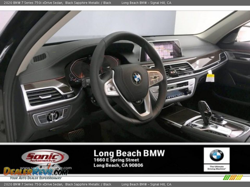2020 BMW 7 Series 750i xDrive Sedan Black Sapphire Metallic / Black Photo #4