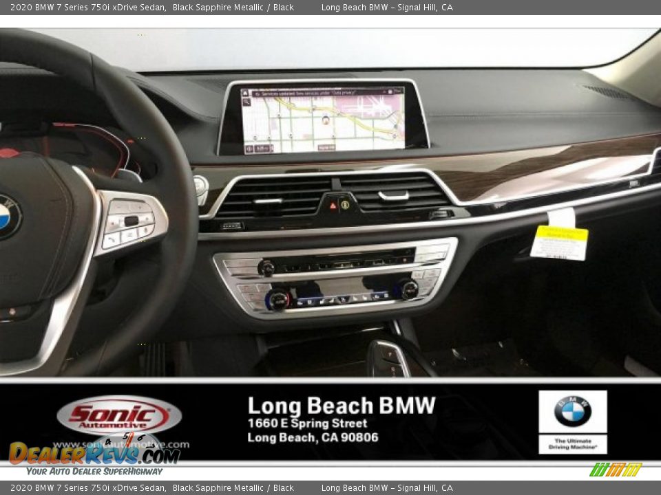 2020 BMW 7 Series 750i xDrive Sedan Black Sapphire Metallic / Black Photo #5