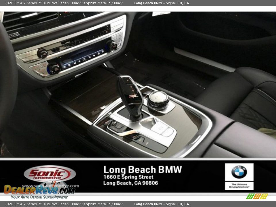 2020 BMW 7 Series 750i xDrive Sedan Black Sapphire Metallic / Black Photo #6