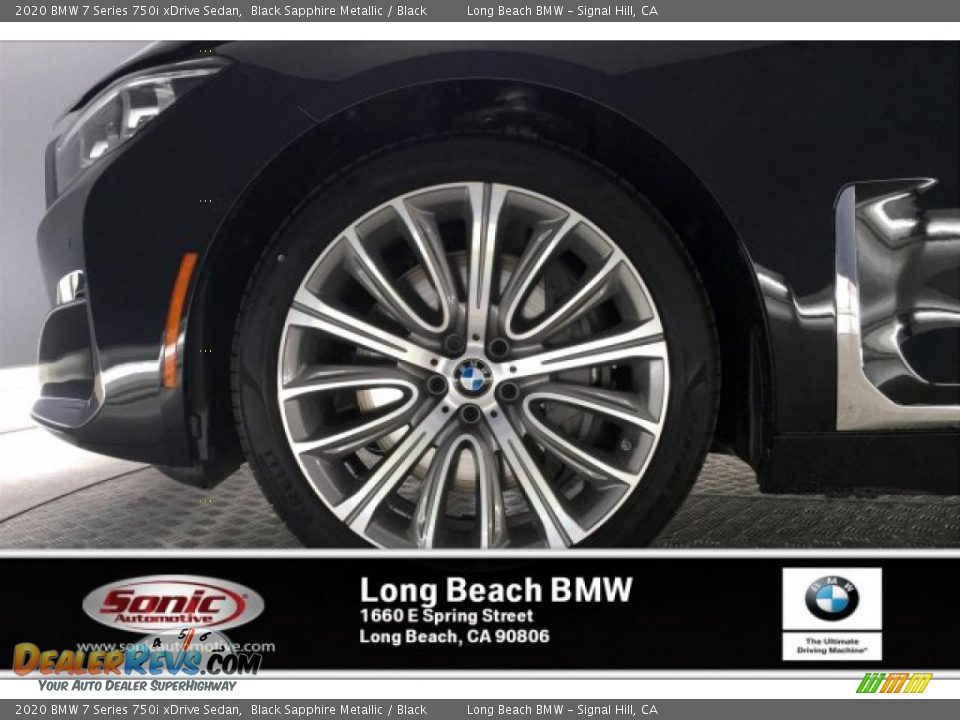 2020 BMW 7 Series 750i xDrive Sedan Black Sapphire Metallic / Black Photo #9