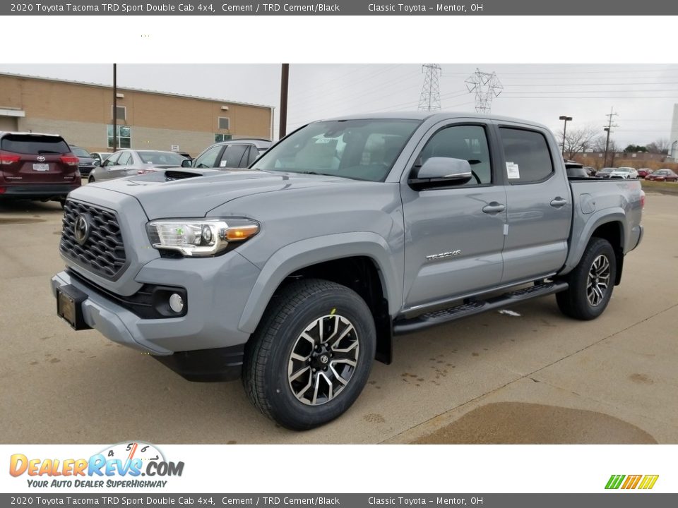 2020 Toyota Tacoma TRD Sport Double Cab 4x4 Cement / TRD Cement/Black Photo #1