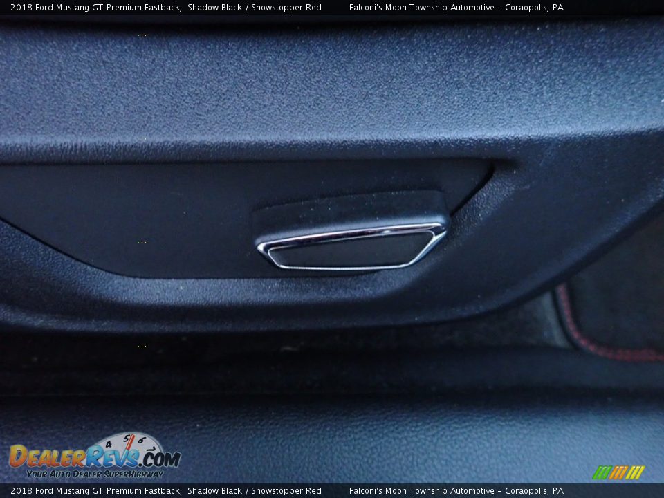 2018 Ford Mustang GT Premium Fastback Shadow Black / Showstopper Red Photo #12