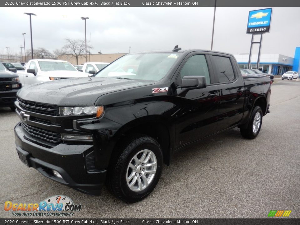 2020 Chevrolet Silverado 1500 RST Crew Cab 4x4 Black / Jet Black Photo #1