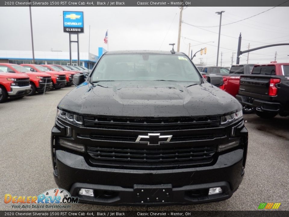 2020 Chevrolet Silverado 1500 RST Crew Cab 4x4 Black / Jet Black Photo #2