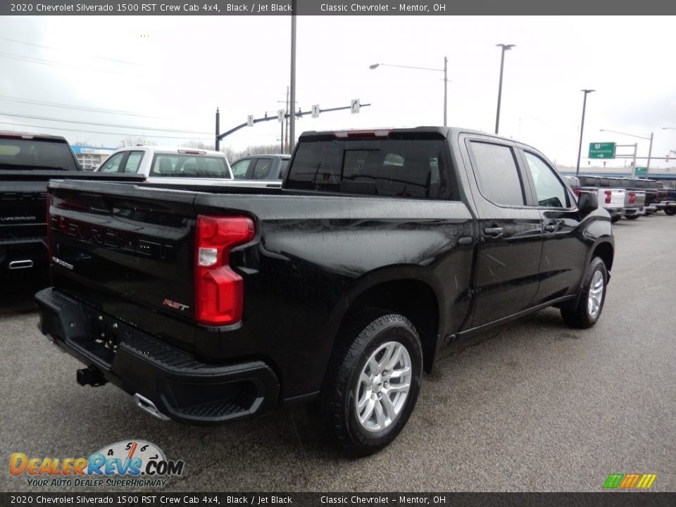 2020 Chevrolet Silverado 1500 RST Crew Cab 4x4 Black / Jet Black Photo #4