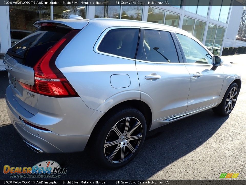 2020 Volvo XC60 T5 AWD Inscription Bright Silver Metallic / Blonde Photo #2