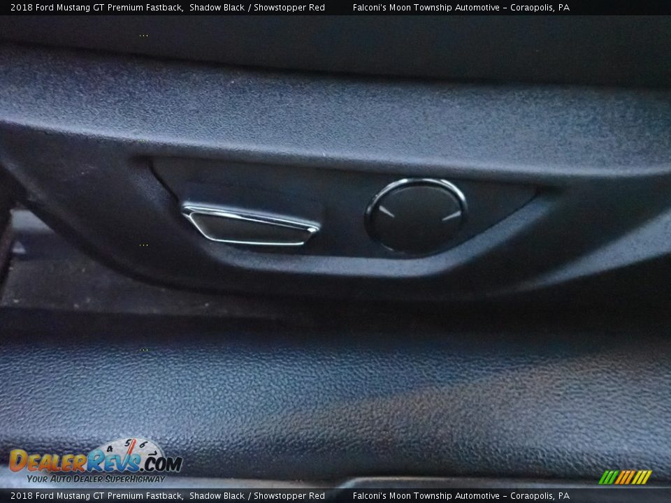 2018 Ford Mustang GT Premium Fastback Shadow Black / Showstopper Red Photo #19