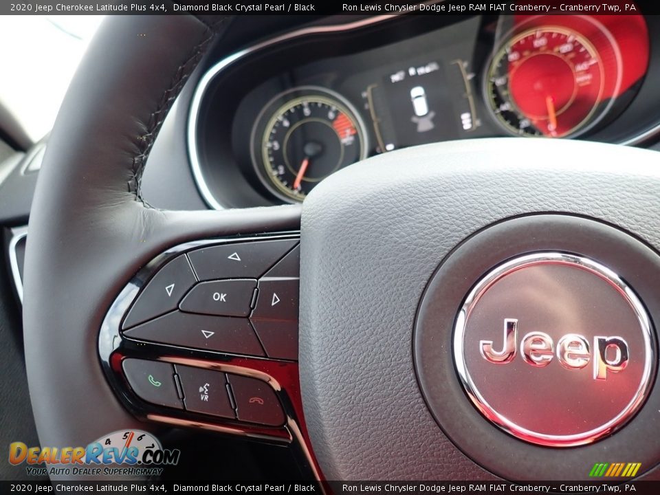 2020 Jeep Cherokee Latitude Plus 4x4 Steering Wheel Photo #20