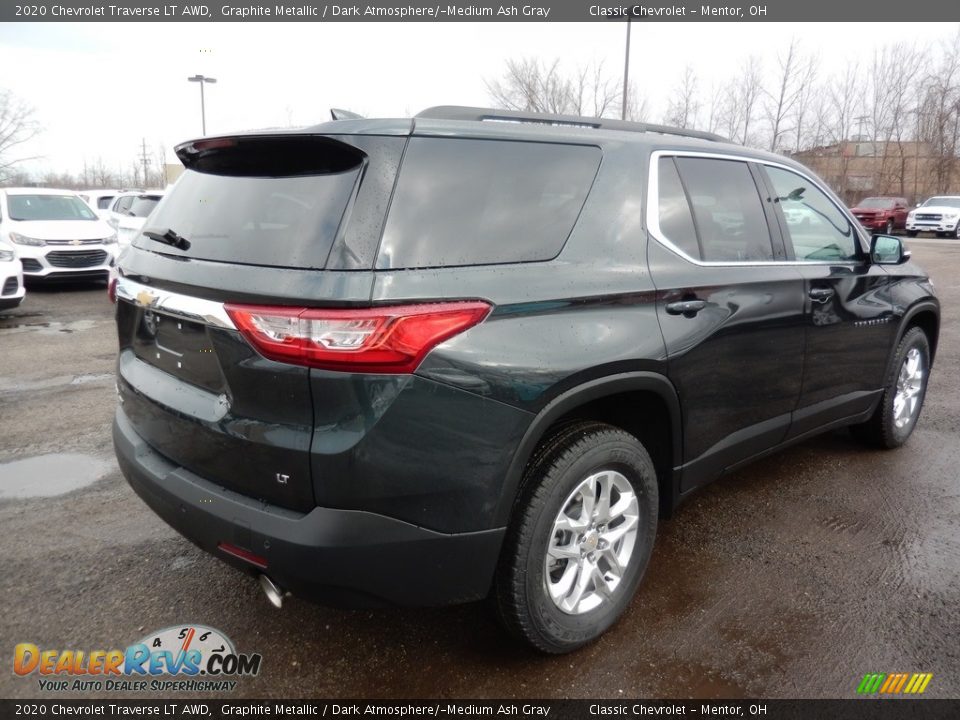 2020 Chevrolet Traverse LT AWD Graphite Metallic / Dark Atmosphere/­Medium Ash Gray Photo #4