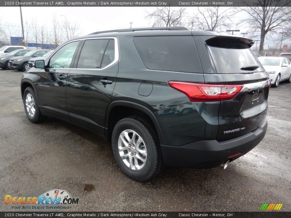 2020 Chevrolet Traverse LT AWD Graphite Metallic / Dark Atmosphere/­Medium Ash Gray Photo #5