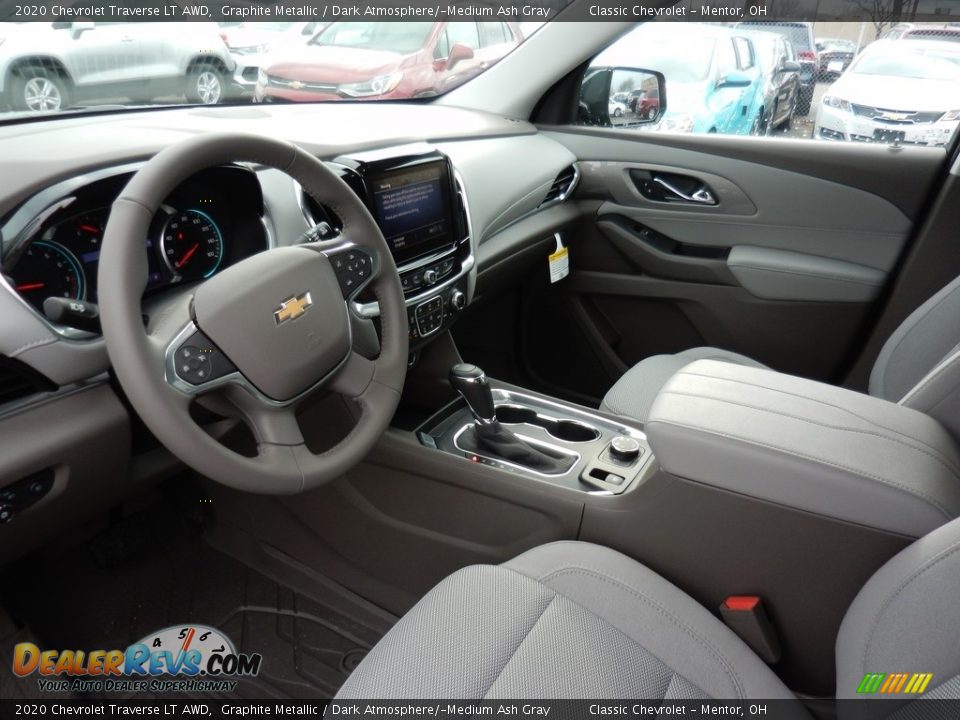 Dark Atmosphere/­Medium Ash Gray Interior - 2020 Chevrolet Traverse LT AWD Photo #6