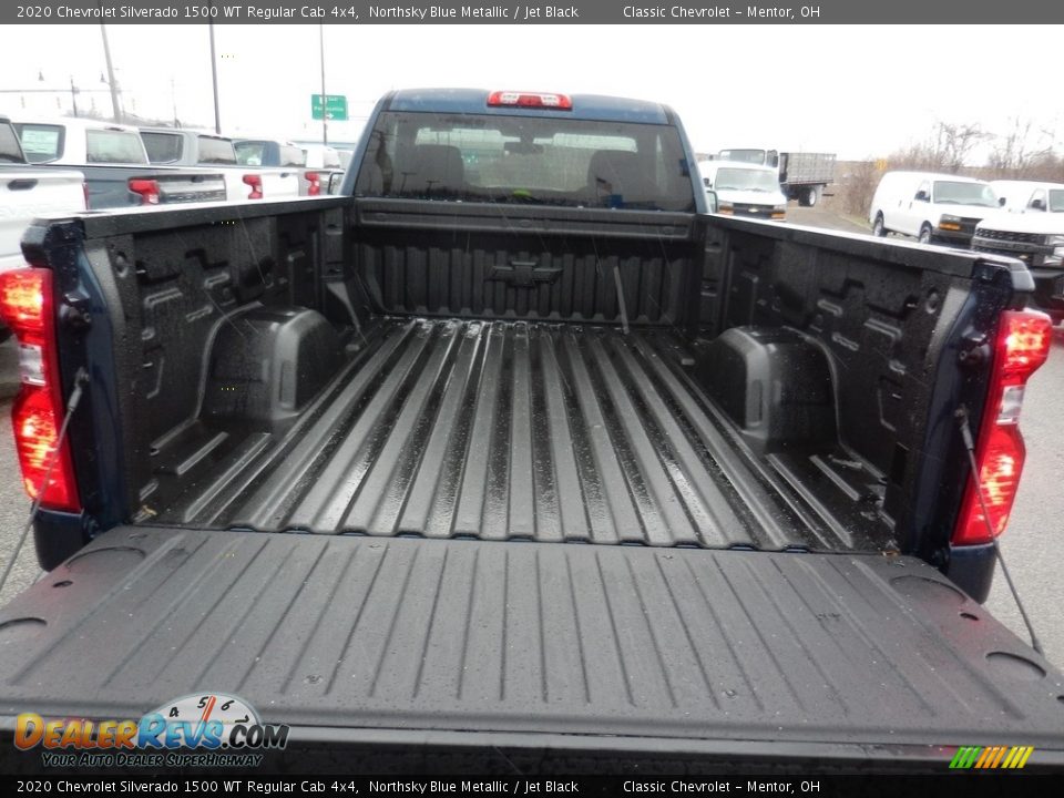 2020 Chevrolet Silverado 1500 WT Regular Cab 4x4 Northsky Blue Metallic / Jet Black Photo #6