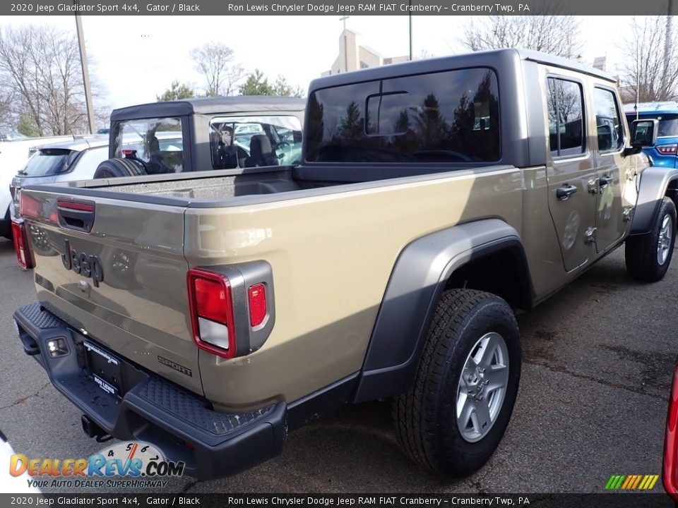 2020 Jeep Gladiator Sport 4x4 Gator / Black Photo #4