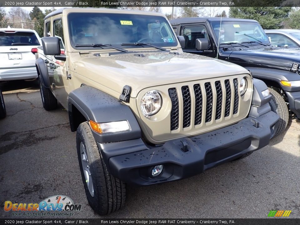 2020 Jeep Gladiator Sport 4x4 Gator / Black Photo #5