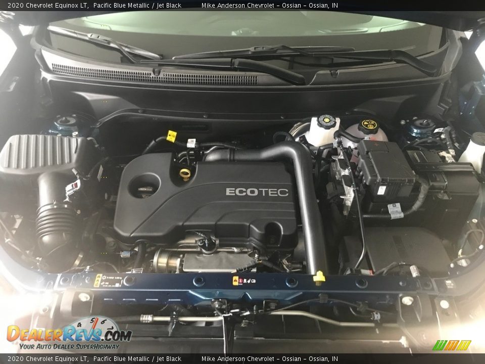 2020 Chevrolet Equinox LT Pacific Blue Metallic / Jet Black Photo #14