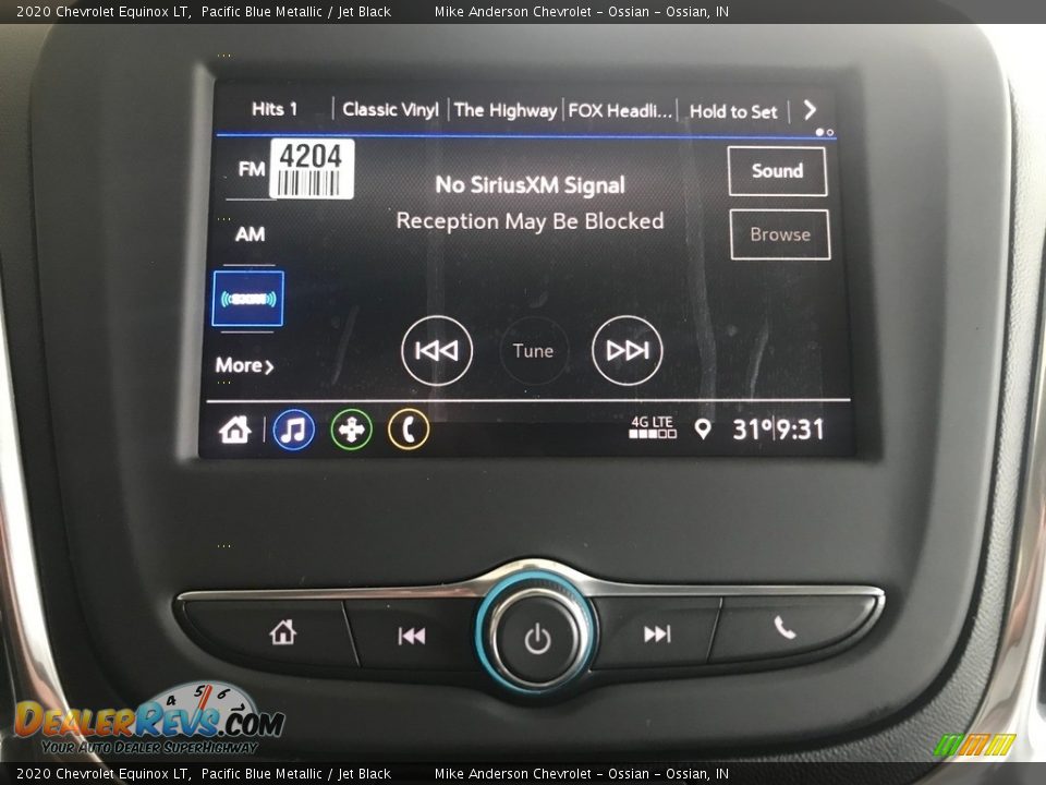 2020 Chevrolet Equinox LT Pacific Blue Metallic / Jet Black Photo #20
