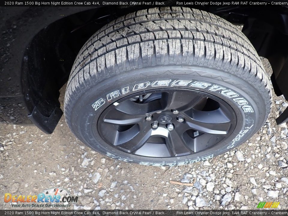 2020 Ram 1500 Big Horn Night Edition Crew Cab 4x4 Diamond Black Crystal Pearl / Black Photo #9