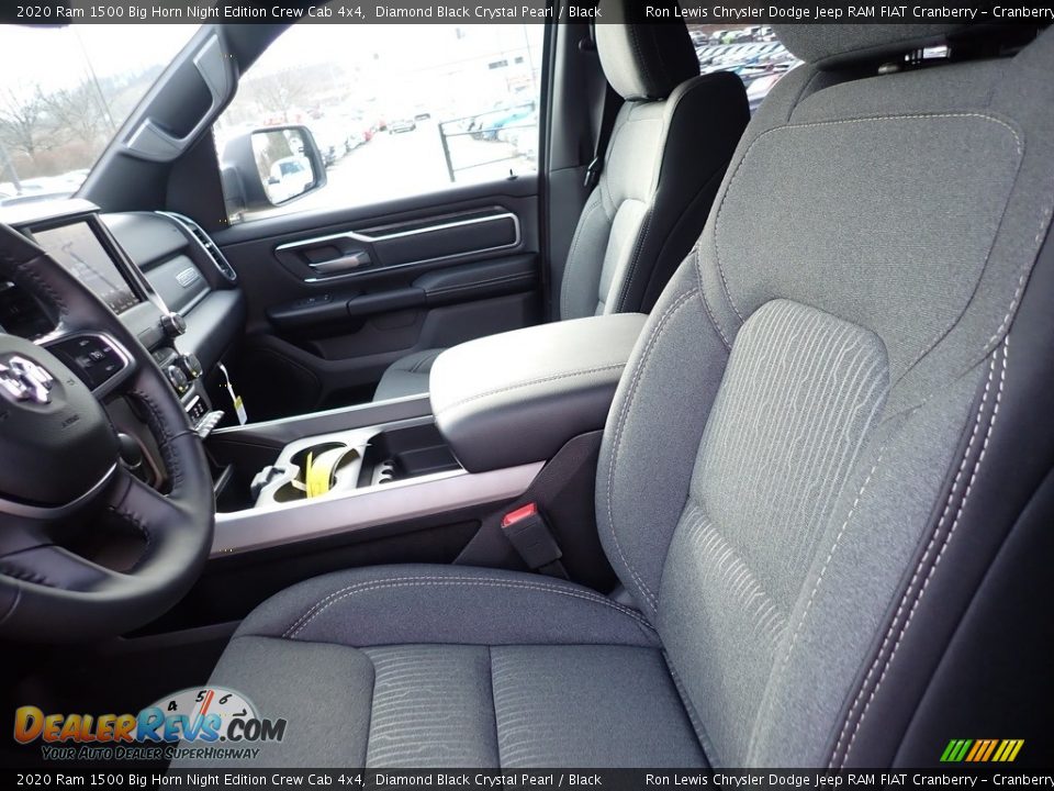 2020 Ram 1500 Big Horn Night Edition Crew Cab 4x4 Diamond Black Crystal Pearl / Black Photo #13