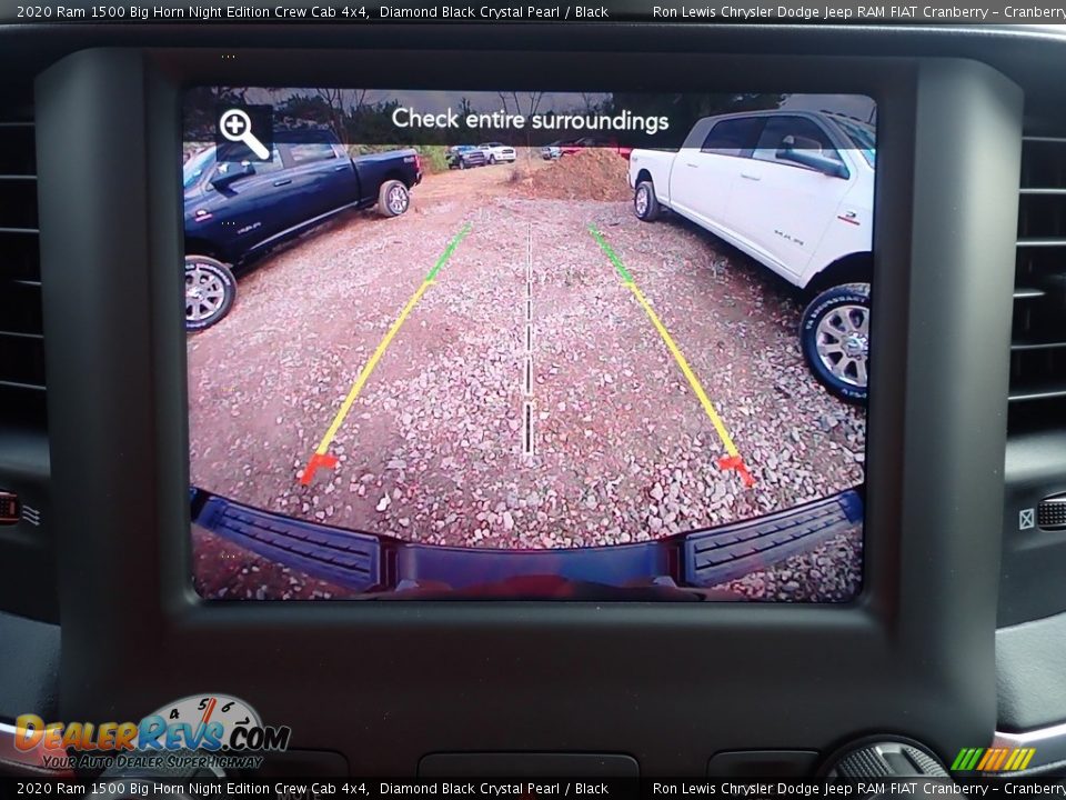 2020 Ram 1500 Big Horn Night Edition Crew Cab 4x4 Diamond Black Crystal Pearl / Black Photo #17