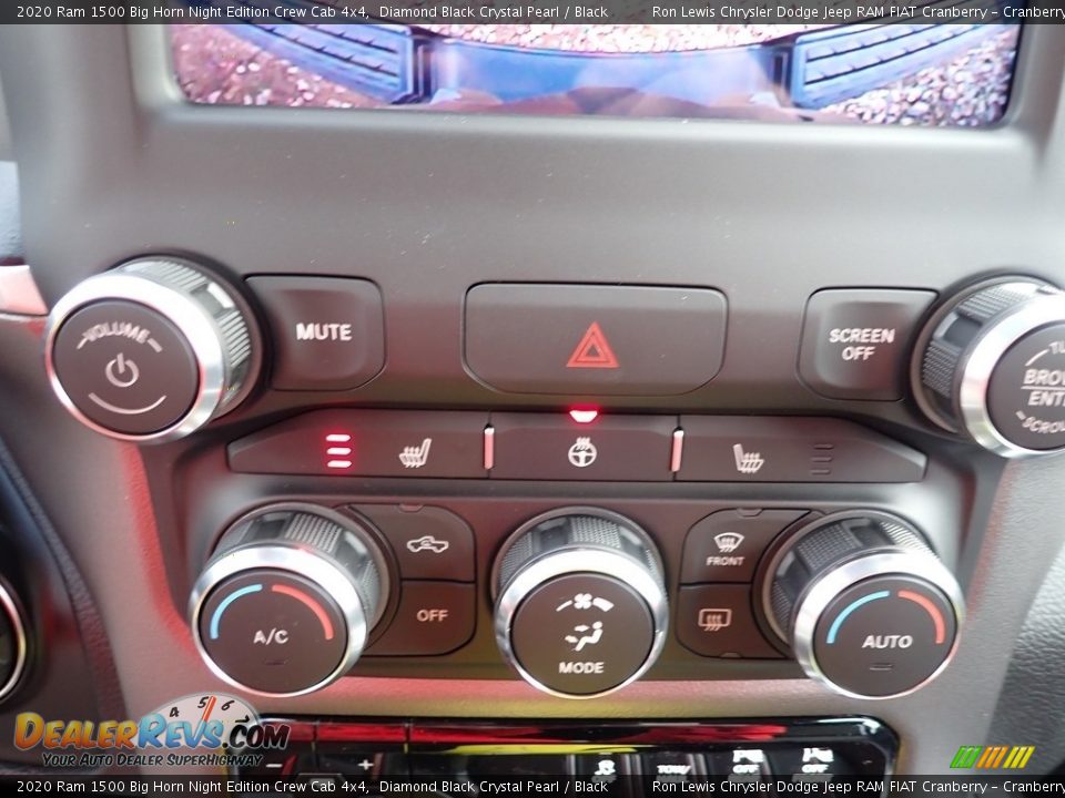 2020 Ram 1500 Big Horn Night Edition Crew Cab 4x4 Diamond Black Crystal Pearl / Black Photo #18