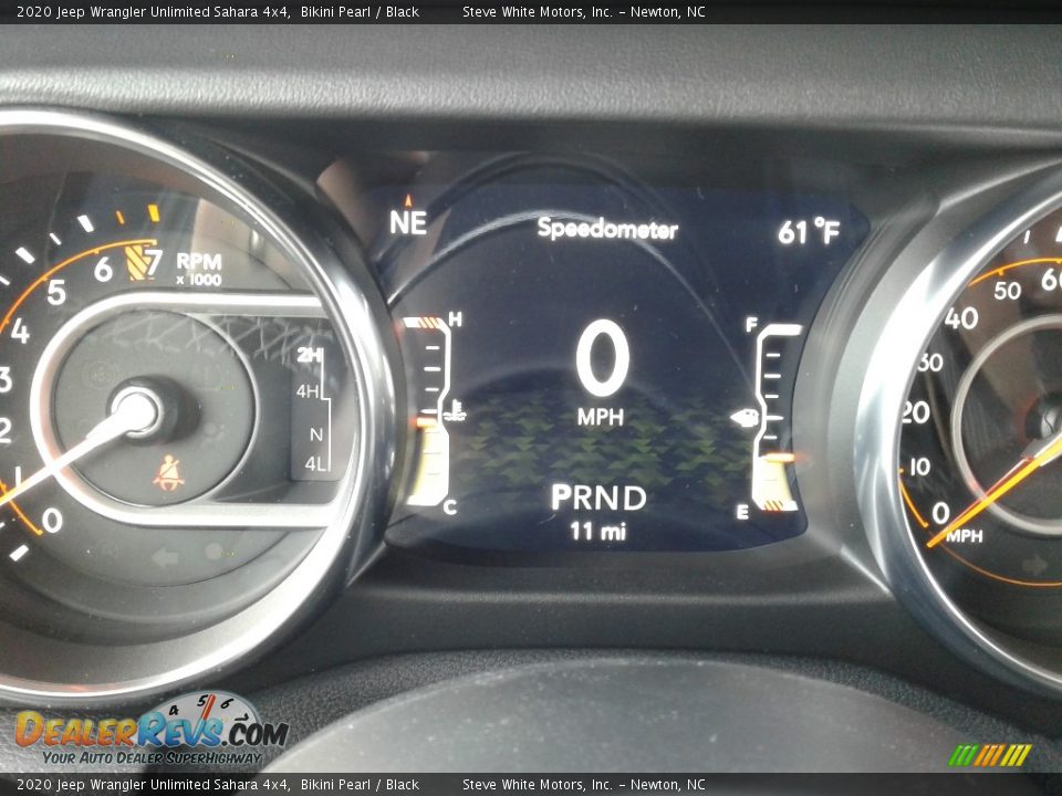 2020 Jeep Wrangler Unlimited Sahara 4x4 Gauges Photo #23