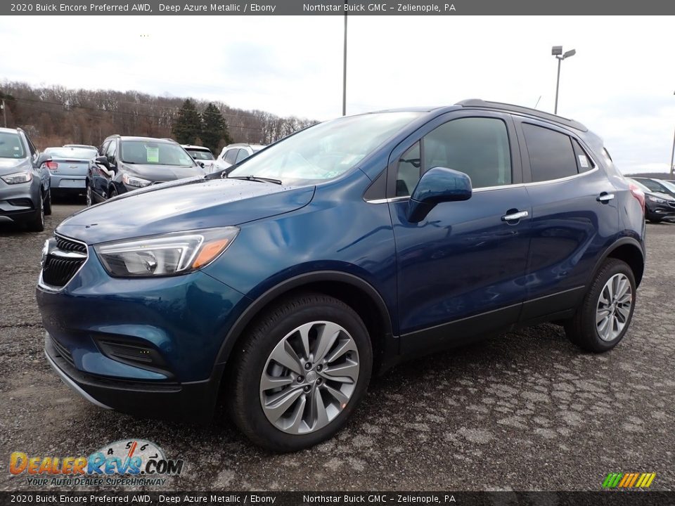 2020 Buick Encore Preferred AWD Deep Azure Metallic / Ebony Photo #1