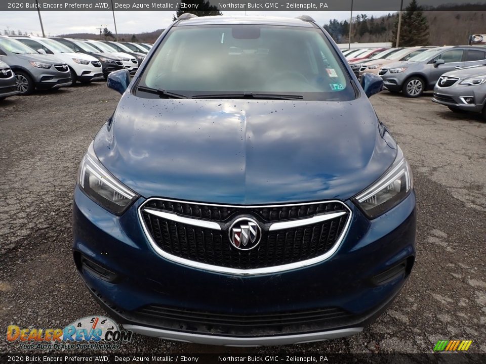 2020 Buick Encore Preferred AWD Deep Azure Metallic / Ebony Photo #2